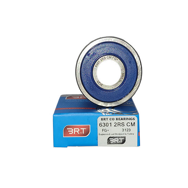 بلبرینگ هرزگرد بي آر تي کد +6301/2RS C3 FG قطر داخلی 12 میلی متر مناسب برای روآ و روآ سال