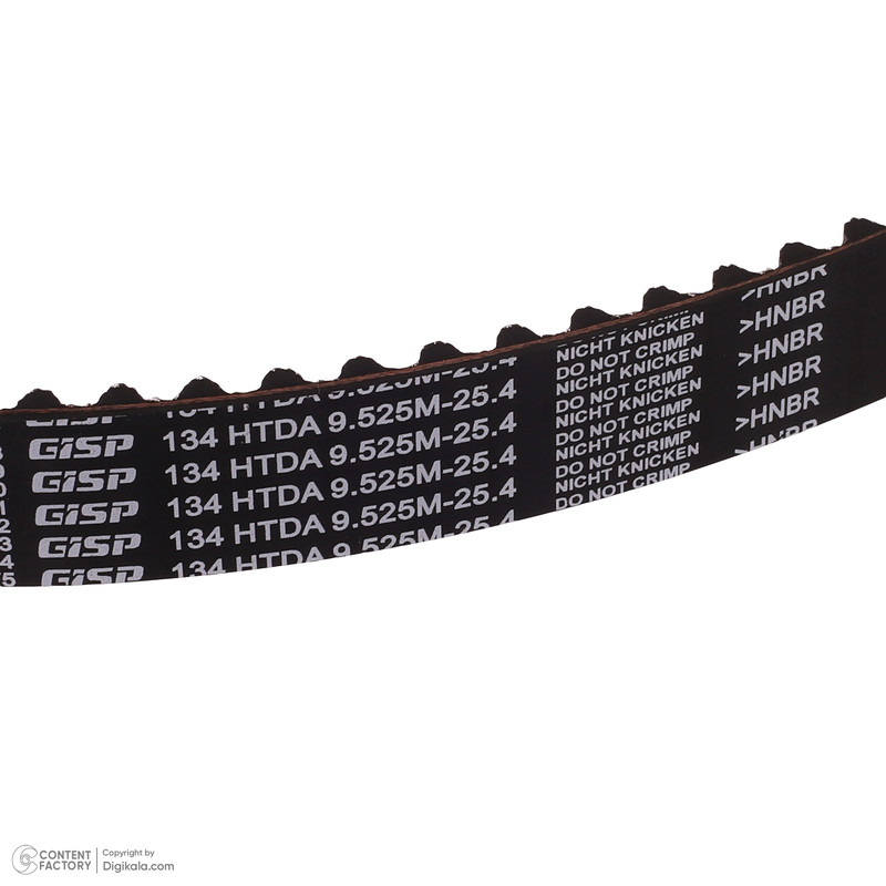 کیت تسمه تایم جی ای اس پی کد 256241 مدل 134 دندانه HNBR مناسب برای پژو 405 SLX و پارس TU5
